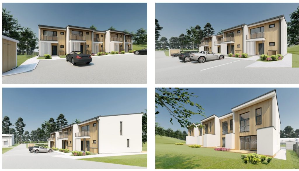 Järve kodud (Järve põik 4) (Järve põik 4) - Rindu mājas - vizualizācija