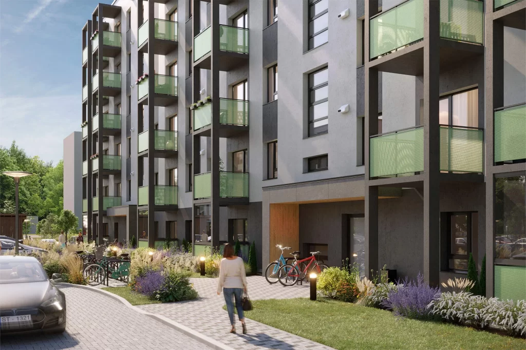 Blūmendāles mājas - 4. ēka (Prūšu iela 1I) - Korterelamu - visuaalne