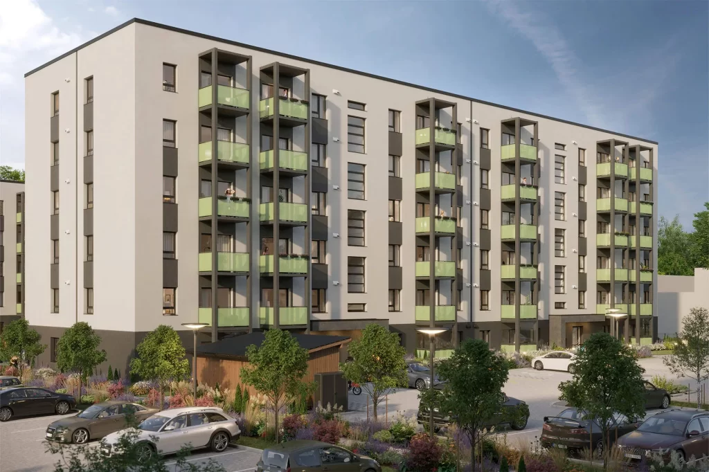 Blūmendāles mājas - 4. ēka (Prūšu iela 1I) - Korterelamu - visuaalne