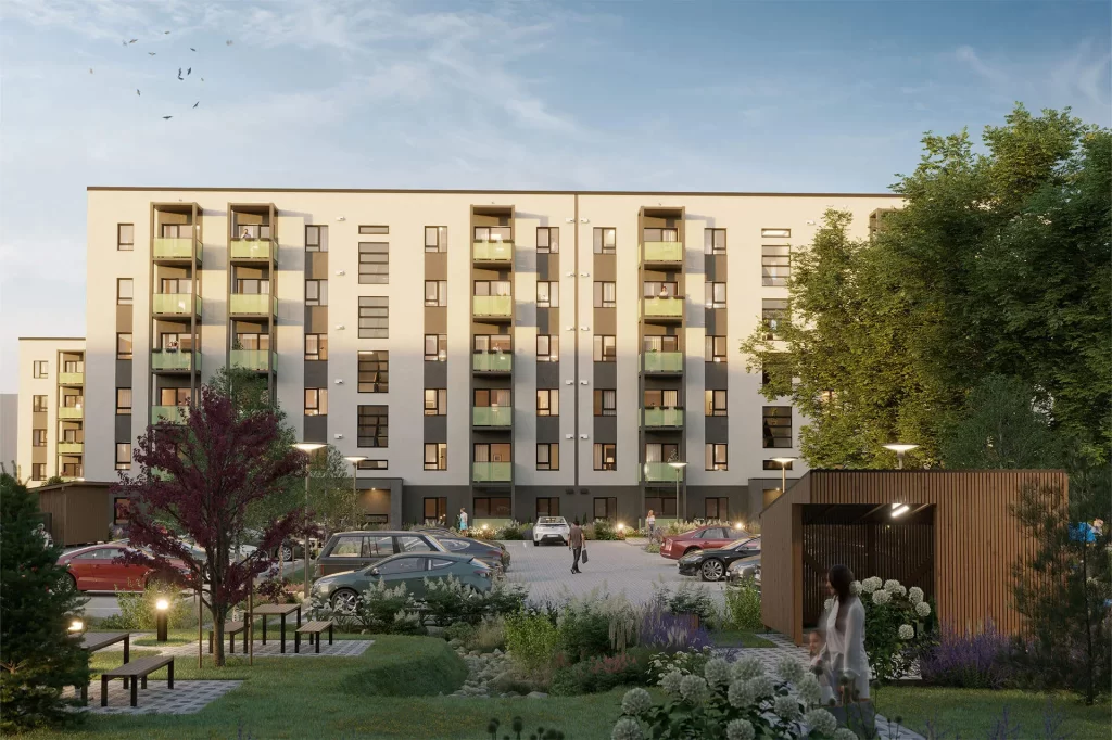 Blūmendāles mājas - 4. ēka (Prūšu iela 1I) - Korterelamu - visuaalne