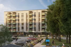 Blūmendāles mājas - 4. ēka (Prūšu iela 1I) - Korterelamu