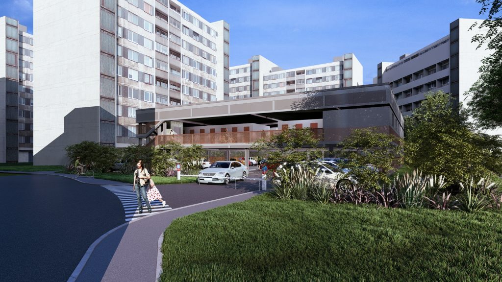 Tīnūžu iela 9 (Tīnūžu iela 9) - Parkimishoone - visuaalne