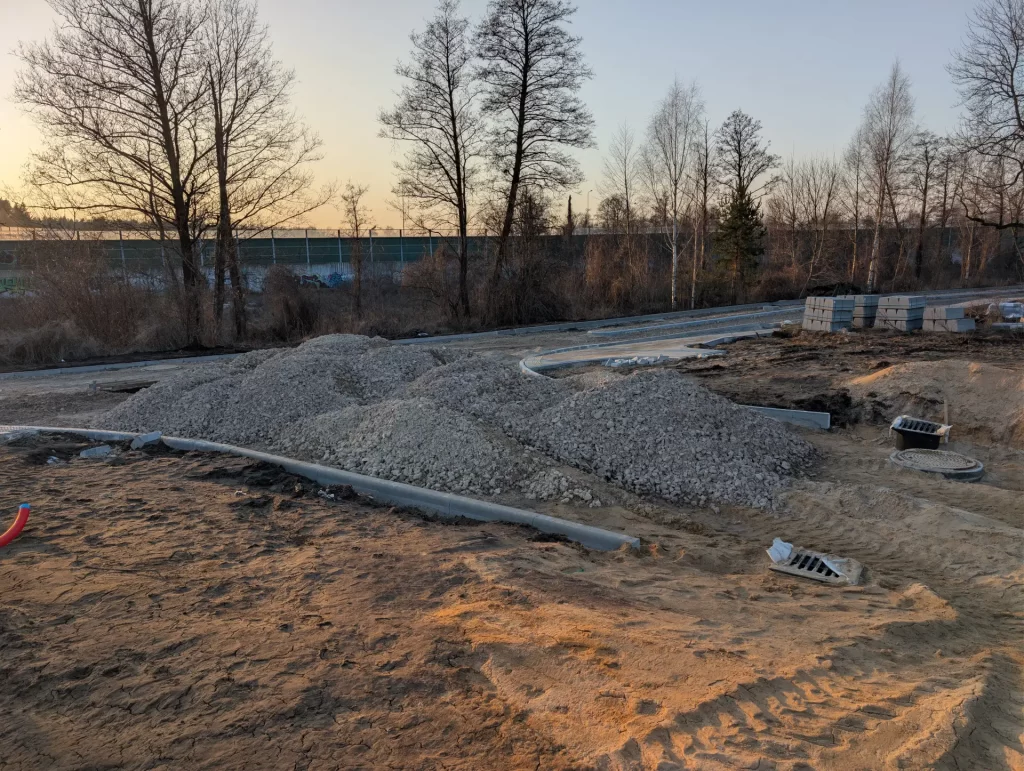 Ūpju un Pupuķu ielas turpinājums (Pupuķu iela, Ūpju iela) - Road - construction photos