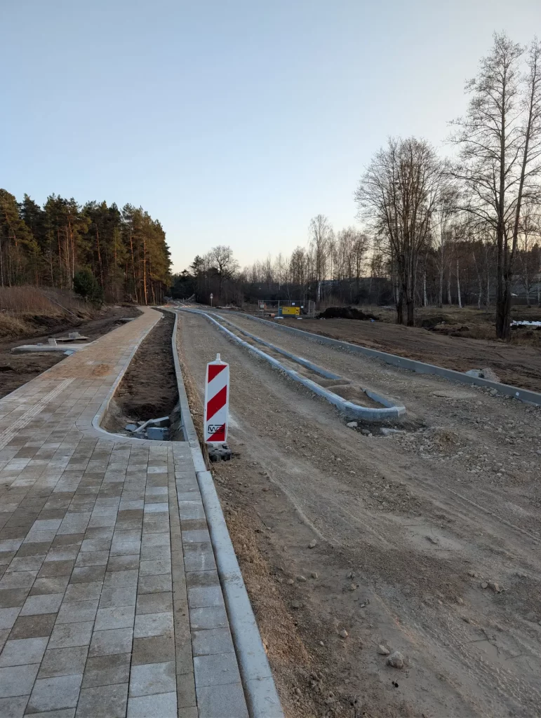 Ūpju un Pupuķu ielas turpinājums (Pupuķu iela, Ūpju iela) - Road - construction photos