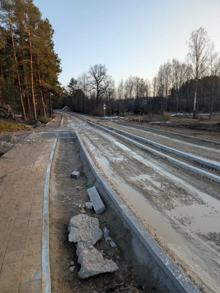 Ūpju un Pupuķu ielas turpinājums (Pupuķu iela, Ūpju iela) - Road - construction photos