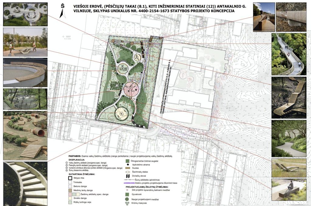Viešoji erdvė ties Širvio g. 5 (Širvio g.) - Park - visualization