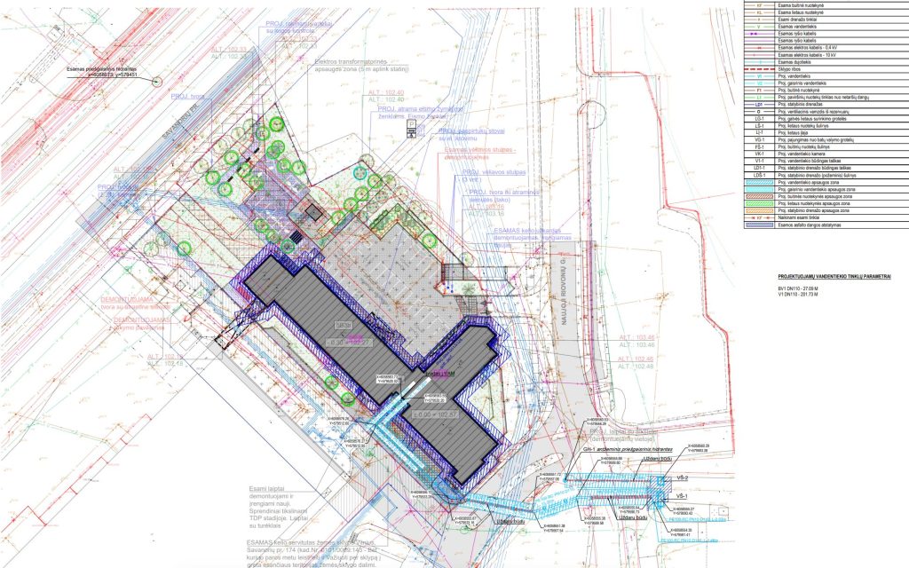 Vilniaus teritorinės muitinės pastato modernizacija (Naujoji Riovonių g. 3) - Administratīvā ēka - vizualizācija