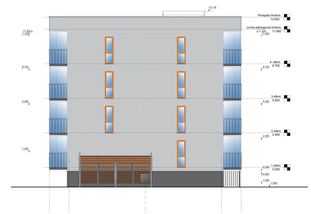 Harmony Šampēteris (Zalves iela 31) - Daugiabutis - vizualizacija