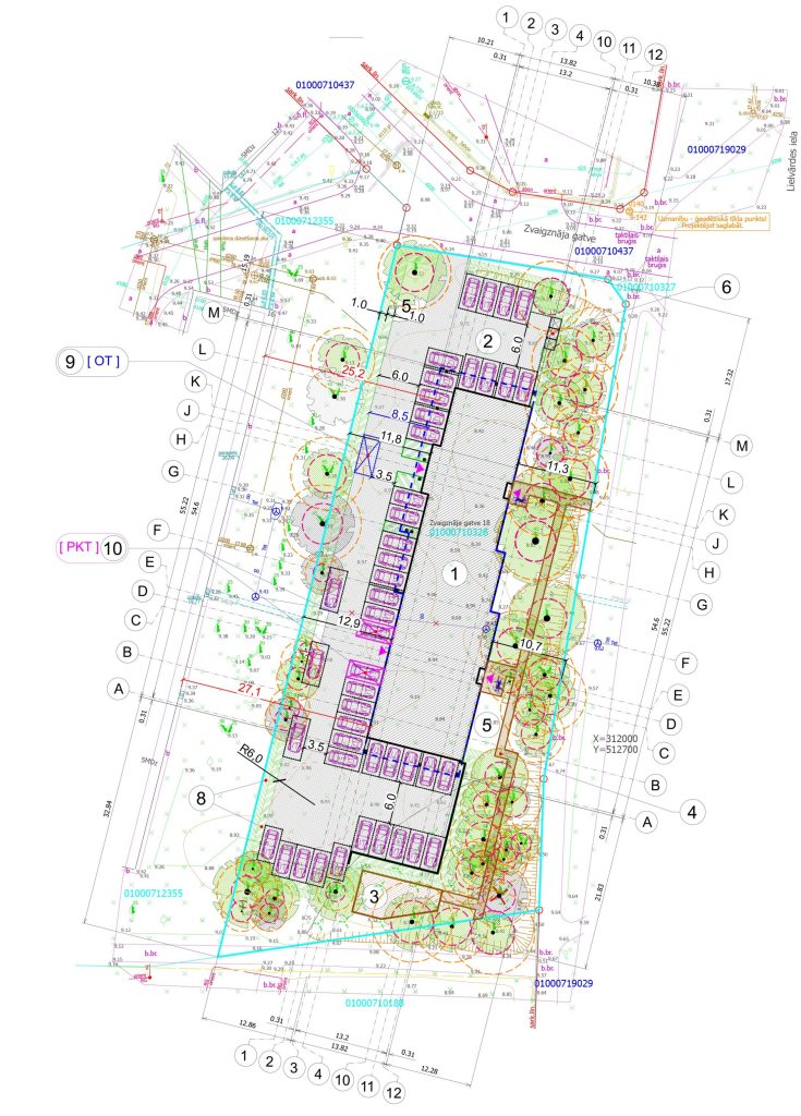 Zvaigznāja gatve 18 (Zvaigznāja gatve 18) - Daugiabutis - vizualizacija