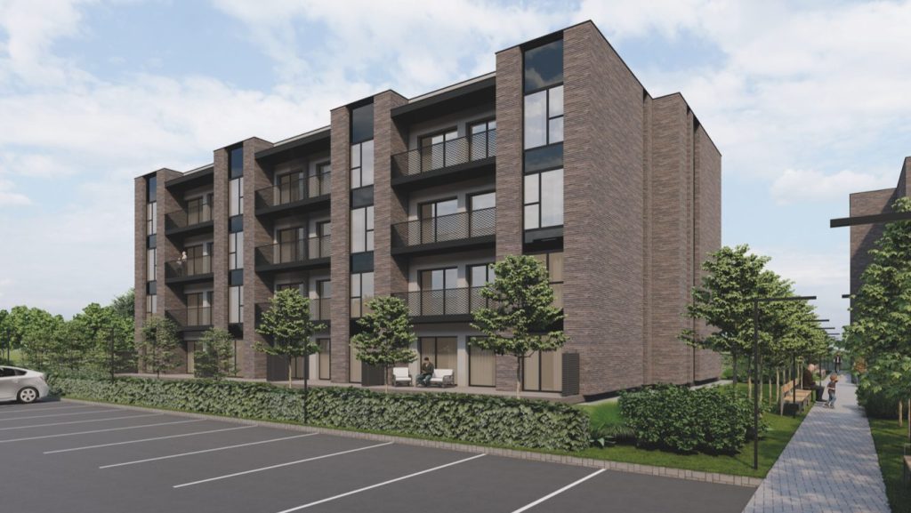 Namučiai 9 etapas (Versmės g. 48) - Early education, Multi apartment - visualization