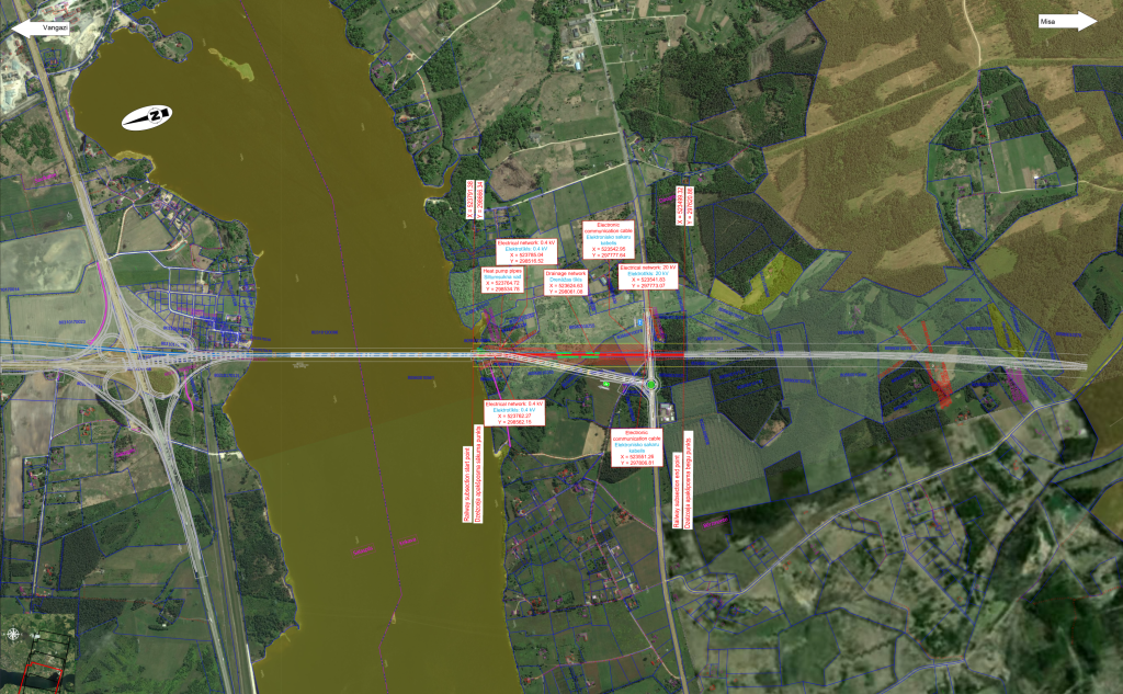 Rail Baltica - A4 dienvidu viadukts - Apvienotā autoceļa un dzelzceļa tilta būvniecība pāri Daugavas upei (A4, P85) - Sild, Raudtee - visuaalne