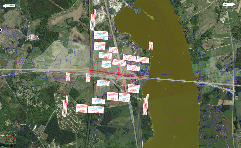 Rail Baltica - A4 dienvidu viadukts - Apvienotā autoceļa un dzelzceļa tilta būvniecība pāri Daugavas upei (A4, P85) - Sild, Raudtee - visuaalne
