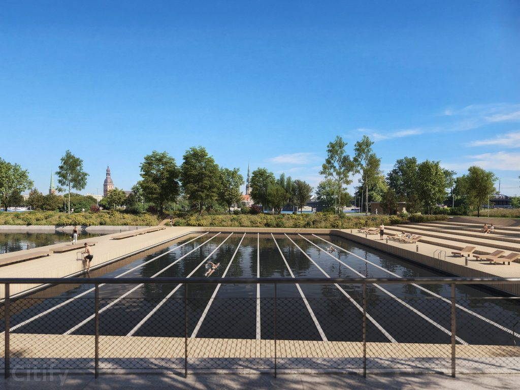 AB dambja publiskās ārtelpas attīstība (Mūkusalas iela 2) - Promenaad - visuaalne