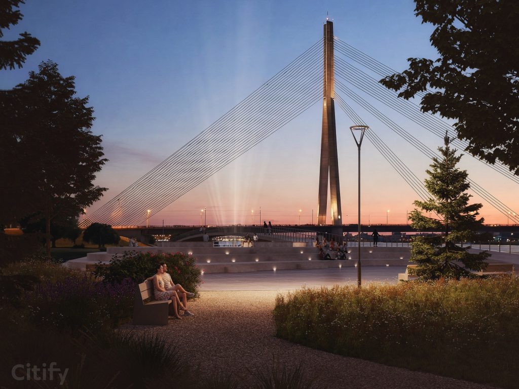 AB dambja publiskās ārtelpas attīstība (Mūkusalas iela 2) - Promenaad - visuaalne