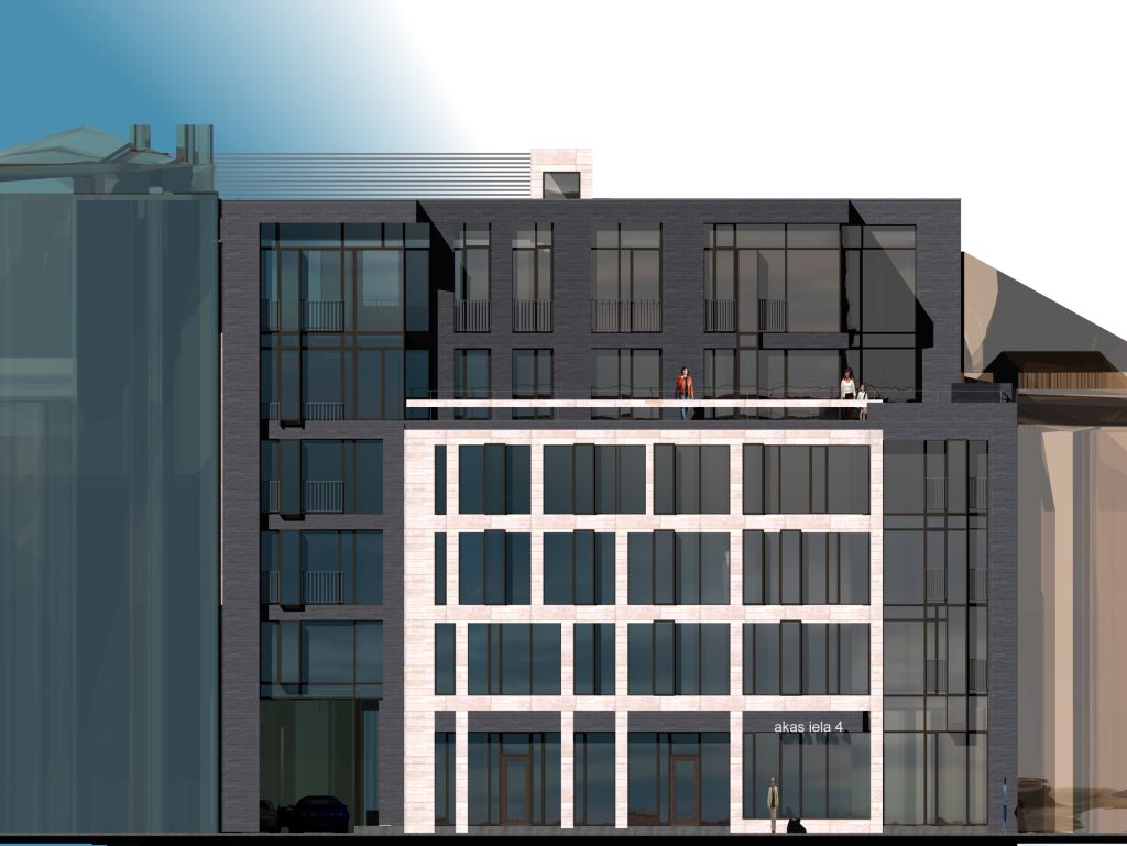 Akas 4 (Akas iela 4) - Daugiabutis - vizualizacija