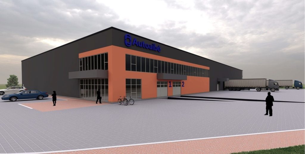 Autoaibė logistikos centras (Verslo g. 7) - Non-food store, Warehouse / Distribution center - visualization