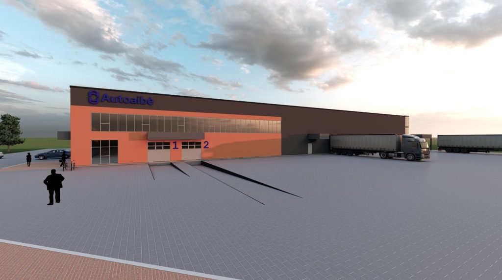 Autoaibė logistikos centras (Verslo g. 7) - Non-food store, Warehouse / Distribution center - visualization