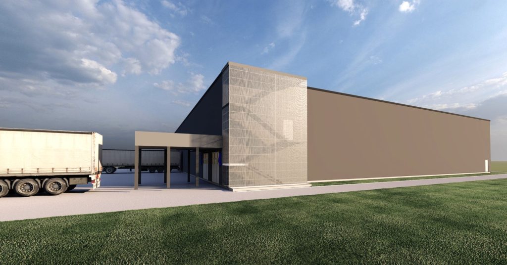 Autoaibė logistikos centras (Verslo g. 7) - Non-food store, Warehouse / Distribution center - visualization