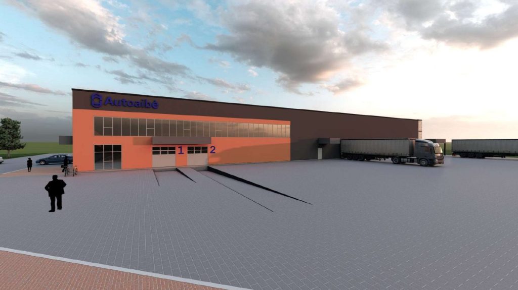 Autoaibė logistikos centras (Verslo g. 7) - Kaubandus, Laohoone - visuaalne