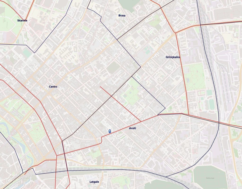 Avotu–Pērnavas ielas tramvaja loks (-) - Railroad - visualization