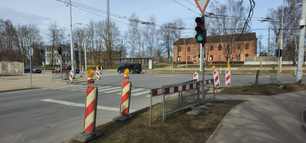 Veloinfrastruktūras savienojums ar dzelzceļa staciju “Šķirotava” (Dienvidu puse) (Krustpils iela 20) - Velosipēdu ceļš - būvdarbu attēli