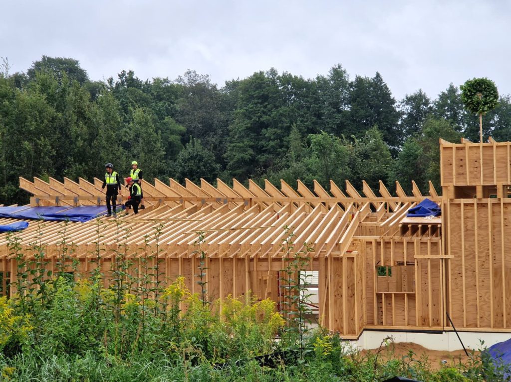 Mājīgais aprūpes nams “Bišumuiža” (Ceraukstes iela 25) - Daugiabutis - statybų nuotraukos