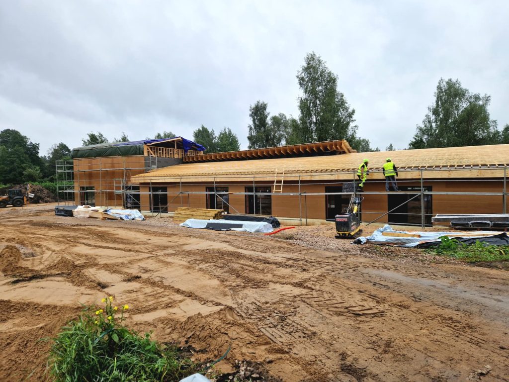 Mājīgais aprūpes nams “Bišumuiža” (Ceraukstes iela 25) - Daugiabutis - statybų nuotraukos