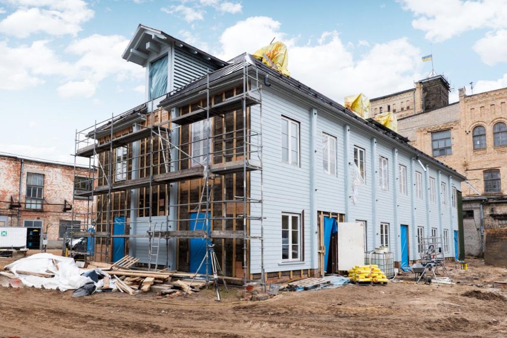 Lenta kvartāls – 1. kārta - Ludviga Nams (Jelgavas iela 68) - Toitlustusasutus, Korterelamu - ehituse fotod