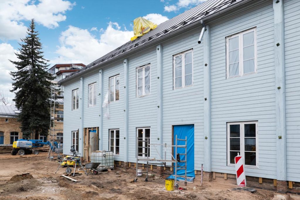 Lenta kvartāls – 1. kārta - Ludviga Nams (Jelgavas iela 68) - Toitlustusasutus, Korterelamu - ehituse fotod