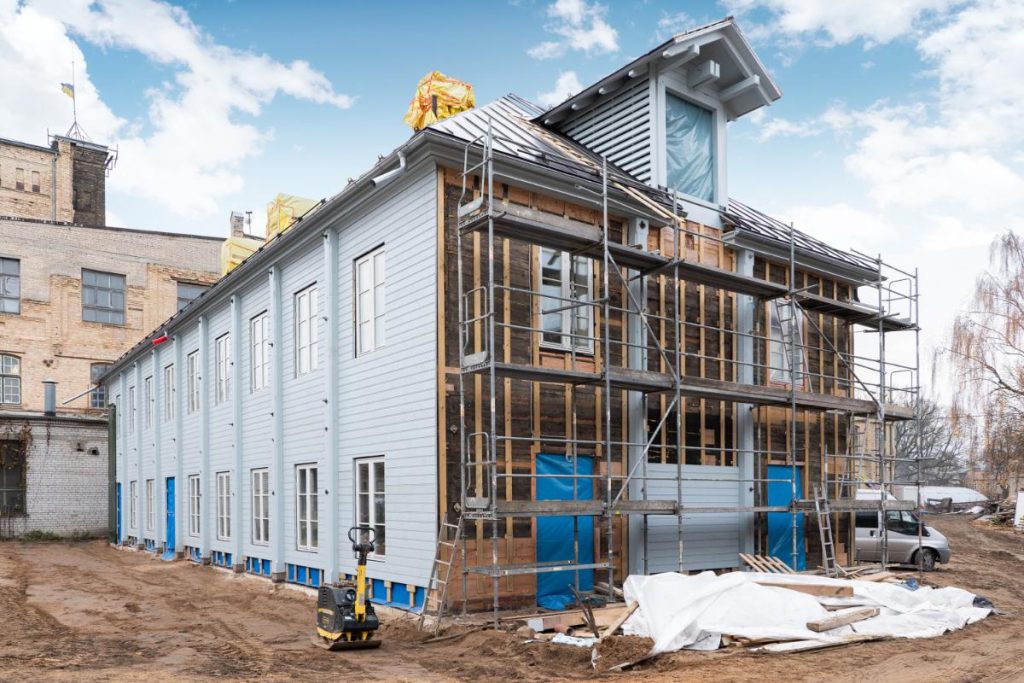 Lenta kvartāls – 1. kārta - Ludviga Nams (Jelgavas iela 68) - Toitlustusasutus, Korterelamu - ehituse fotod