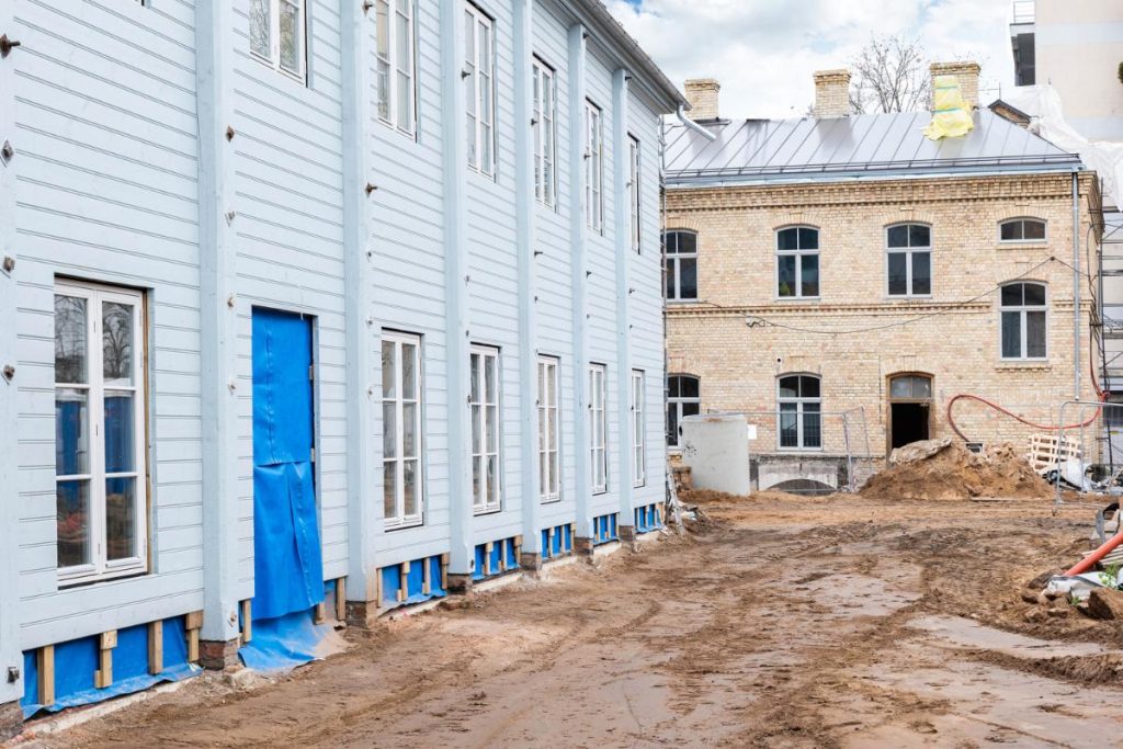 Lenta kvartāls – 1. kārta - Ludviga Nams (Jelgavas iela 68) - Toitlustusasutus, Korterelamu - ehituse fotod