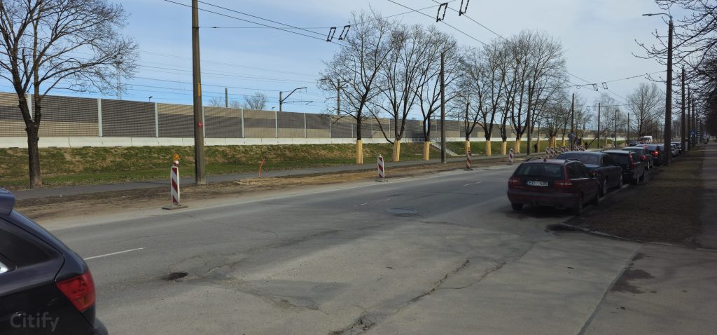 Veloinfrastruktūras savienojums ar dzelzceļa staciju “Šķirotava” (Dienvidu puse) (Krustpils iela 20) - Velosipēdu ceļš - būvdarbu attēli