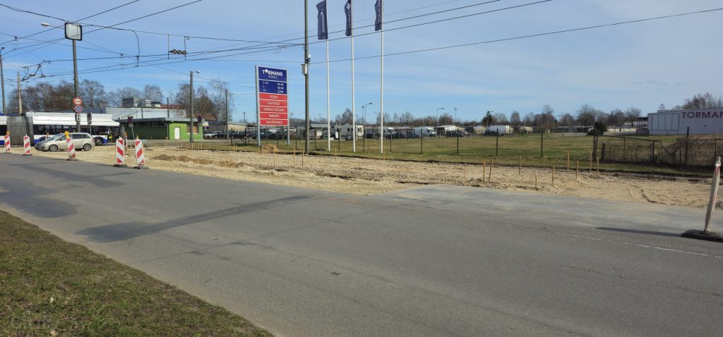 Veloinfrastruktūras savienojums ar dzelzceļa staciju “Šķirotava” (Dienvidu puse) (Krustpils iela 20) - Velosipēdu ceļš - būvdarbu attēli