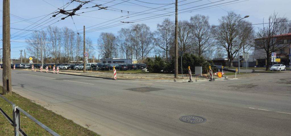 Veloinfrastruktūras savienojums ar dzelzceļa staciju “Šķirotava” (Dienvidu puse) (Krustpils iela 20) - Velosipēdu ceļš - būvdarbu attēli