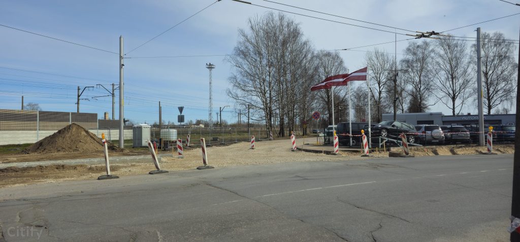 Veloinfrastruktūras savienojums ar dzelzceļa staciju “Šķirotava” (Dienvidu puse) (Krustpils iela 20) - Velosipēdu ceļš - būvdarbu attēli