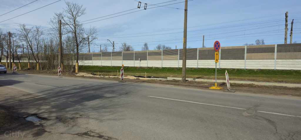 Veloinfrastruktūras savienojums ar dzelzceļa staciju “Šķirotava” (Dienvidu puse) (Krustpils iela 20) - Velosipēdu ceļš - būvdarbu attēli