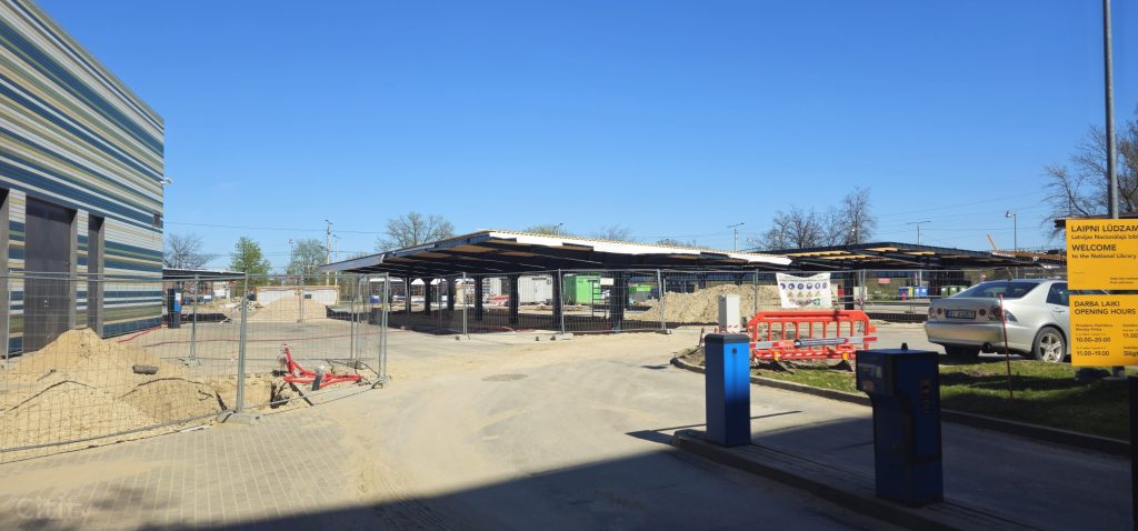 Saules elektrostacija - Mūkusalas iela 5 (Mūkusalas iela 5) - Energy plant, Parking facility - construction photos
