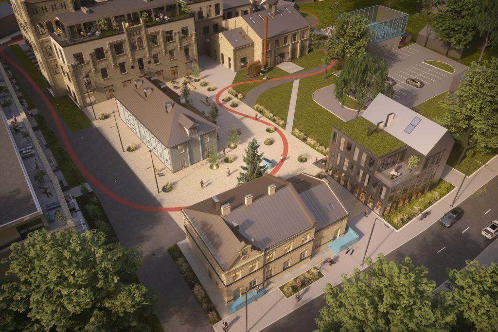 Lenta kvartāls – 1. kārta - Devendrusa Nams (Jelgavas iela 68) - Multi apartment, Other commercial - visualization