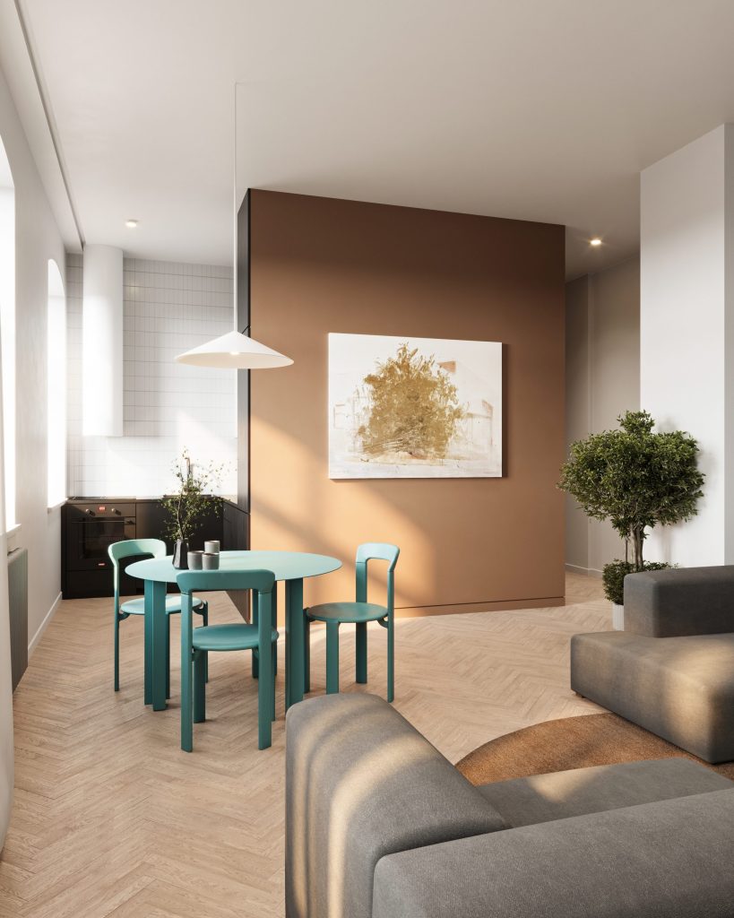 Lenta kvartāls – 1. kārta - Devendrusa Nams (Jelgavas iela 68) - Multi apartment, Other commercial - visualization