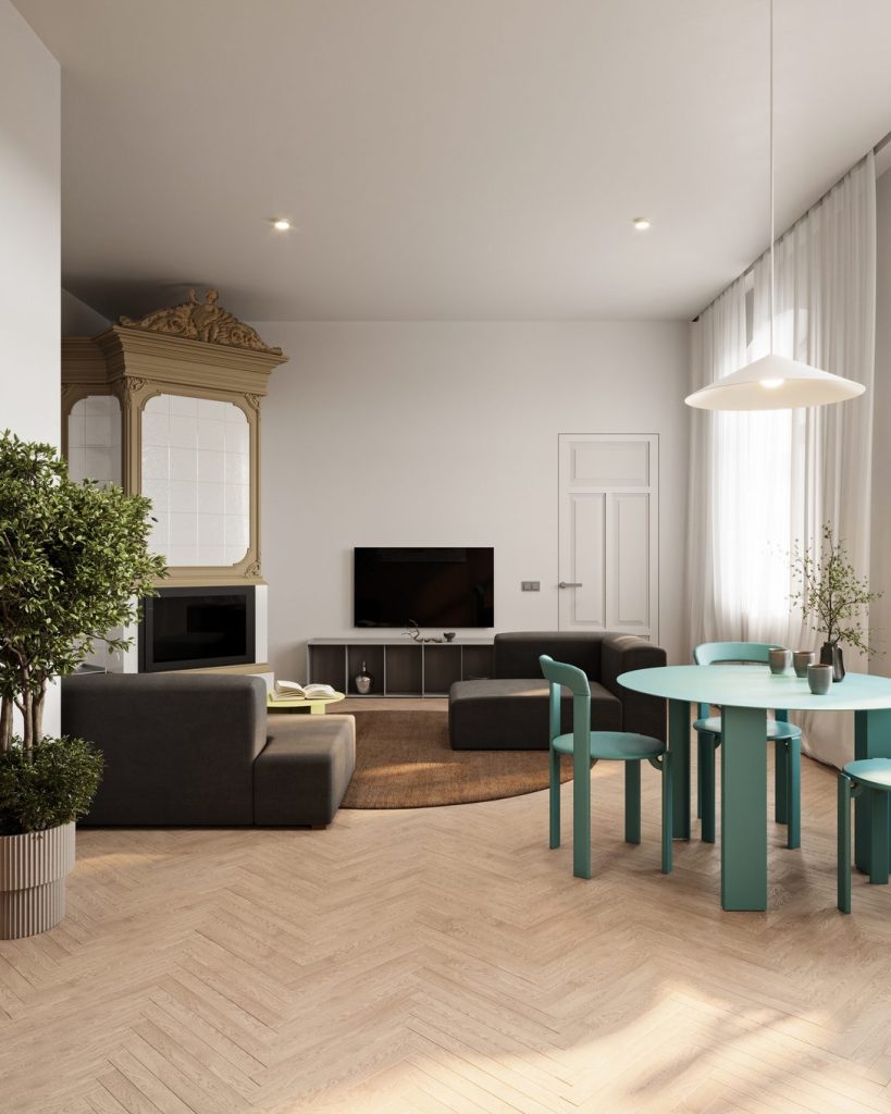 Lenta kvartāls – 1. kārta - Devendrusa Nams (Jelgavas iela 68) - Multi apartment, Other commercial - visualization