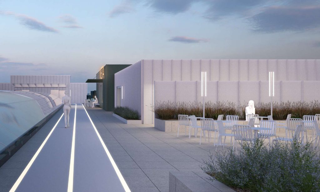 Galleria Riga jumta terase (Dzirnavu iela 67) - Ēdināšanas pakalpojumi, Cita komerciāla - vizualizācija