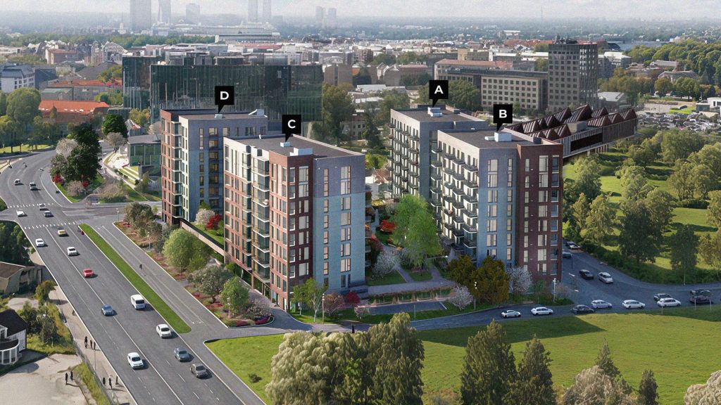 New Hanza Apartamenti - "D" ēka (Gustava Kluča iela 10) - Multi apartment - visualization