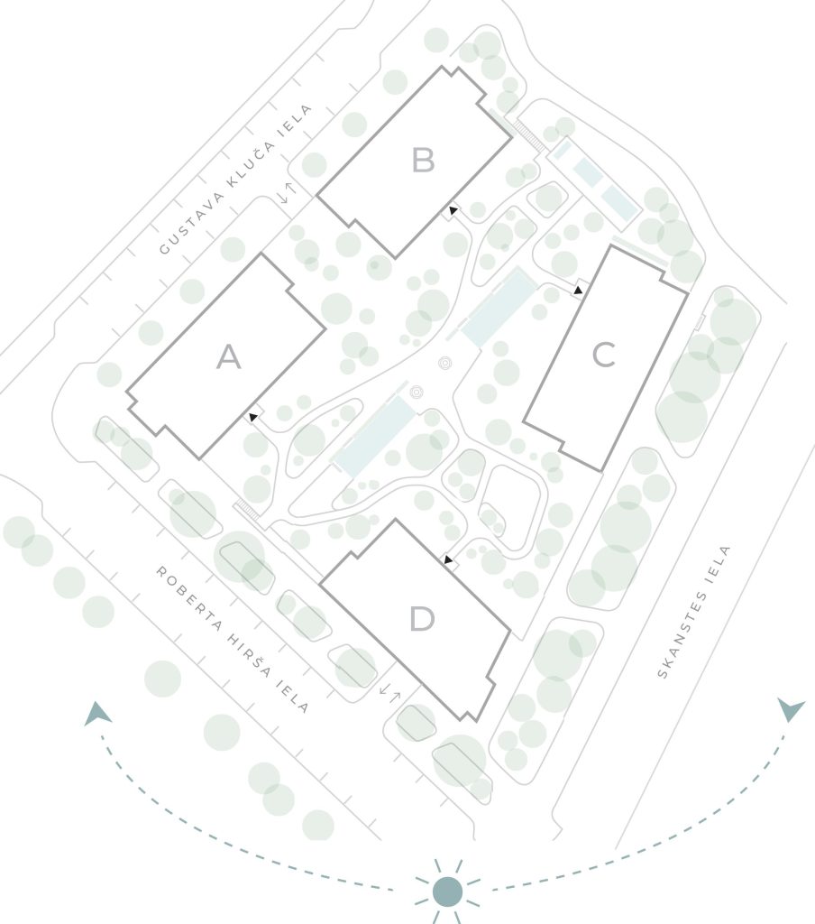 New Hanza Apartamenti - "D" ēka (Gustava Kluča iela 10) - Multi apartment - visualization