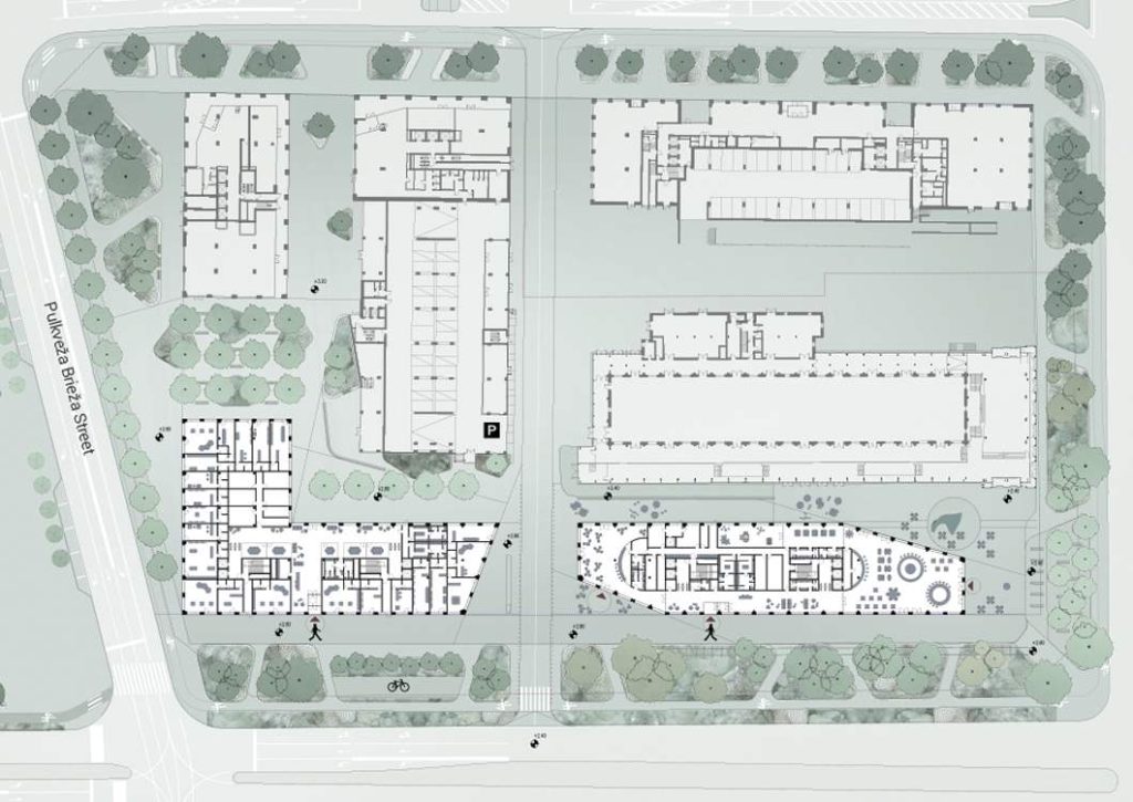 Hanzas iela 28A (Hanzas iela 28A) - Office center - visualization