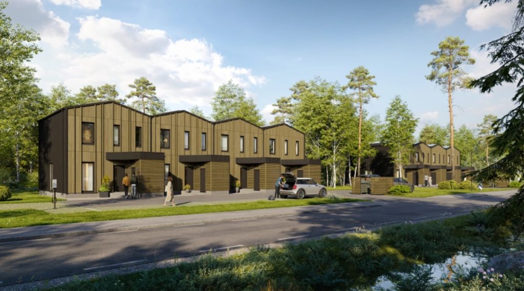 Kangru Kodu (Tõnise 2, 4, 6, 10) (Tõnise 2, 4, 6, 10) - Row housing - visualization