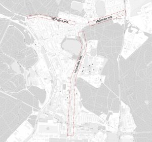 Gājēju un velosipēdistu ceļš Hipokrāta un Malienas ielā (Hipokrāta, Malienas ielā) - Dviračių takas, Pėsčiųjų takas