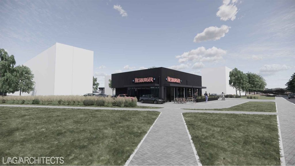 Hesburger - Ikšķiles iela 1 (Ikšķiles iela 1) - Maitinimo įstaiga - vizualizacija