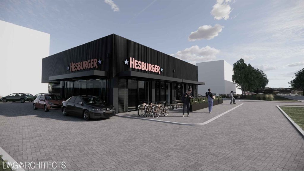 Hesburger - Ikšķiles iela 1 (Ikšķiles iela 1) - Maitinimo įstaiga - vizualizacija