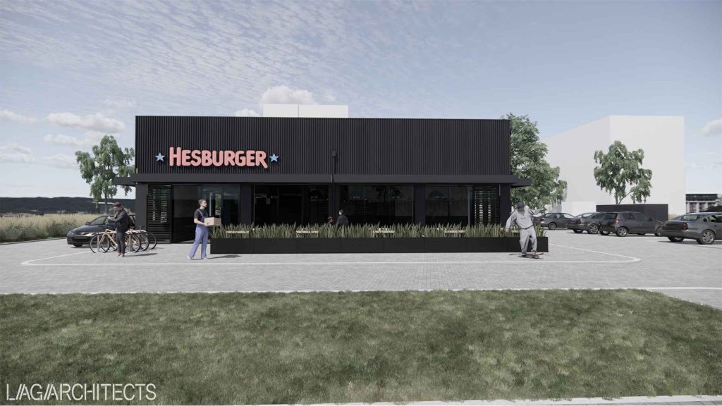 Hesburger - Ikšķiles iela 1 (Ikšķiles iela 1) - Maitinimo įstaiga - vizualizacija