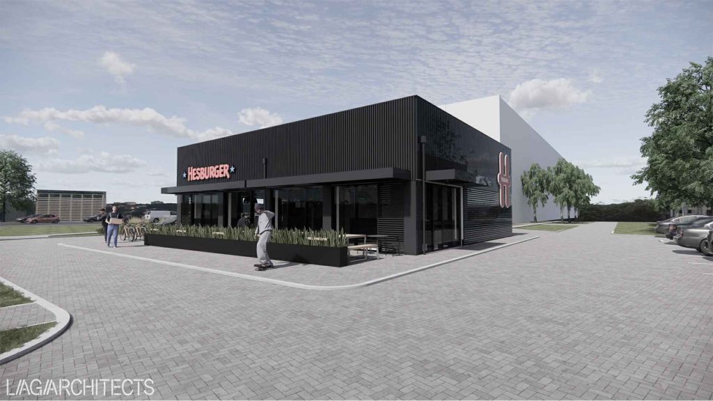 Hesburger - Ikšķiles iela 1 (Ikšķiles iela 1) - Maitinimo įstaiga - vizualizacija